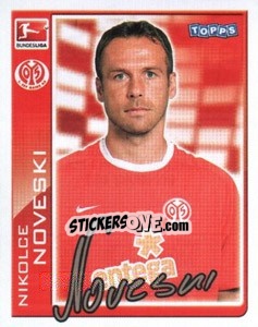 Sticker Nikolce Noveski - German Football Bundesliga 2010-2011 - Topps