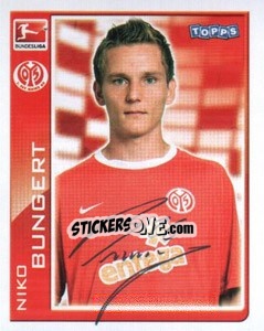 Sticker Niko Bungert - German Football Bundesliga 2010-2011 - Topps