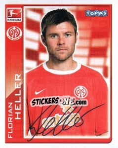 Cromo Florian Heller - German Football Bundesliga 2010-2011 - Topps