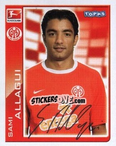 Sticker Sami Allagui - German Football Bundesliga 2010-2011 - Topps
