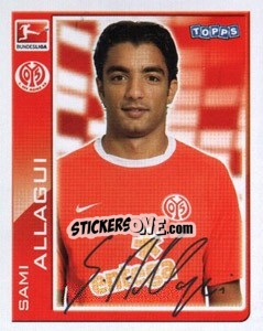 Cromo Sami Allagui - German Football Bundesliga 2010-2011 - Topps