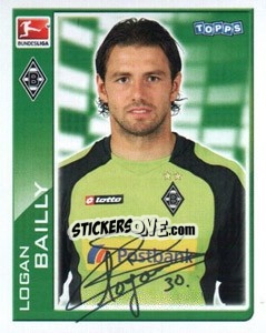Sticker Logan Bailly - German Football Bundesliga 2010-2011 - Topps