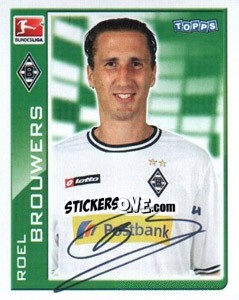 Sticker Roel Brouwers - German Football Bundesliga 2010-2011 - Topps