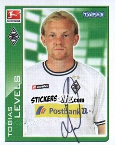 Sticker Tobias Levels - German Football Bundesliga 2010-2011 n. 285 - Topps