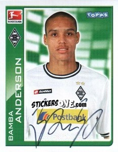 Figurina Bamba Anderson - German Football Bundesliga 2010-2011 - Topps