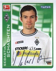 Sticker Sebastian Schachten - German Football Bundesliga 2010-2011 - Topps
