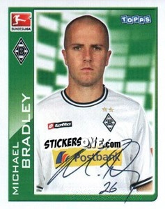 Sticker Michael Bradley - German Football Bundesliga 2010-2011 - Topps