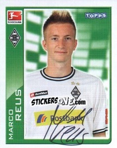 Sticker Marco Reus - German Football Bundesliga 2010-2011 - Topps