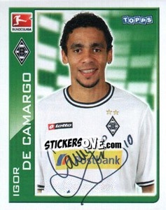 Sticker Igor De Camargo - German Football Bundesliga 2010-2011 - Topps