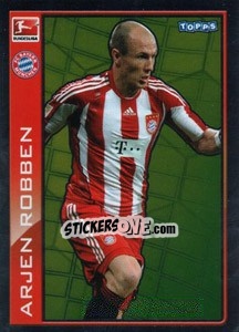Sticker Arjen Robben - Star Spieler - German Football Bundesliga 2010-2011 n. 300 - Topps