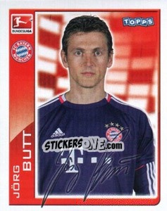 Sticker Jörg Butt - German Football Bundesliga 2010-2011 - Topps