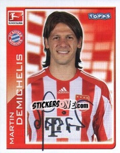 Cromo Martin Demichelis - German Football Bundesliga 2010-2011 - Topps
