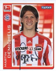 Sticker Martin Demichelis - German Football Bundesliga 2010-2011 n. 304 - Topps