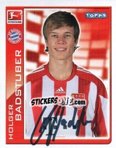 Sticker Holger Badstuber - German Football Bundesliga 2010-2011 - Topps