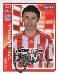 Cromo Mark van Bommel - German Football Bundesliga 2010-2011 - Topps