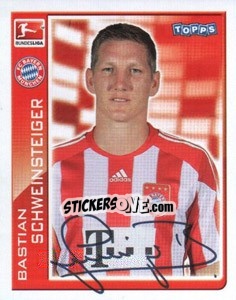 Sticker Bastian Schweinsteiger - German Football Bundesliga 2010-2011 - Topps
