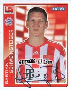 Sticker Bastian Schweinsteiger - German Football Bundesliga 2010-2011 n. 310 - Topps