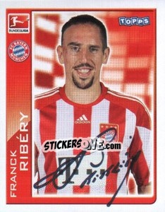 Sticker Franck Ribéry - German Football Bundesliga 2010-2011 n. 312 - Topps