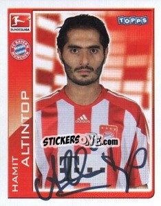 Cromo Hamit Altintop - German Football Bundesliga 2010-2011 - Topps