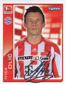 Cromo Ivica Olic - German Football Bundesliga 2010-2011 - Topps