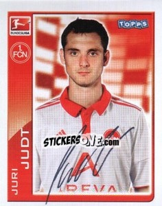 Sticker Juri Judt - German Football Bundesliga 2010-2011 - Topps