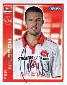 Cromo Per Nilsson - German Football Bundesliga 2010-2011 - Topps