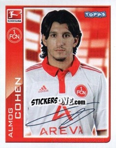 Cromo Almog Cohen - German Football Bundesliga 2010-2011 - Topps