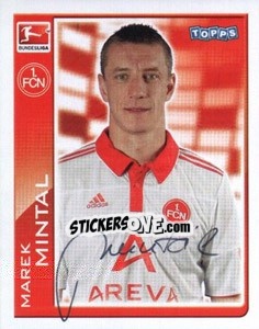 Sticker Marek Mintal - German Football Bundesliga 2010-2011 - Topps