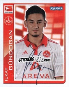 Sticker Ilkay Gundogan - German Football Bundesliga 2010-2011 n. 333 - Topps