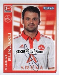 Cromo Albert Bunjaku - German Football Bundesliga 2010-2011 - Topps