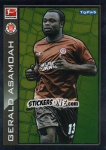 Sticker Gerald Asamoah - Star Spieler - German Football Bundesliga 2010-2011 - Topps