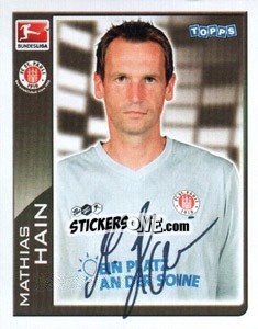 Sticker Mathias Hain - German Football Bundesliga 2010-2011 - Topps