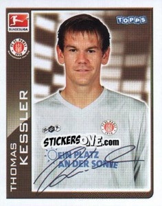 Sticker Thomas Kessler - German Football Bundesliga 2010-2011 - Topps