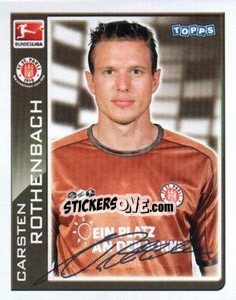 Sticker Carsten Rothenbach - German Football Bundesliga 2010-2011 - Topps