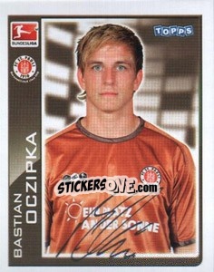 Sticker Bastian Oczipka - German Football Bundesliga 2010-2011 n. 348 - Topps