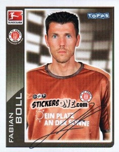 Sticker Fabian Boll - German Football Bundesliga 2010-2011 - Topps