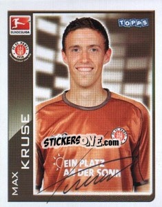 Sticker Max Kruse - German Football Bundesliga 2010-2011 n. 356 - Topps