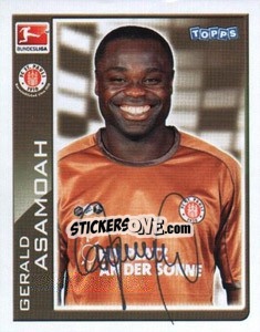 Sticker Gerald Asamoah - German Football Bundesliga 2010-2011 - Topps