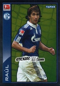 Figurina Raúl González - Star-Spieler - German Football Bundesliga 2010-2011 - Topps