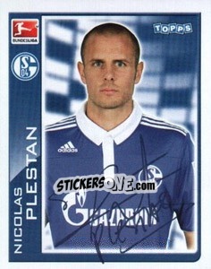 Cromo Nicolas Plestan - German Football Bundesliga 2010-2011 - Topps