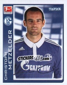 Cromo Christoph Metzelder - German Football Bundesliga 2010-2011 - Topps