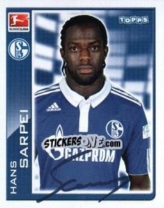 Cromo Hans Sarpei - German Football Bundesliga 2010-2011 n. 368 - Topps