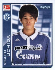 Cromo Atsuto Uchida - German Football Bundesliga 2010-2011 - Topps