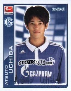 Sticker Atsuto Uchida - German Football Bundesliga 2010-2011 n. 369 - Topps