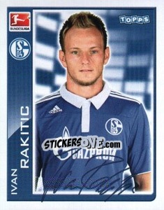 Sticker Ivan Rakitic - German Football Bundesliga 2010-2011 n. 370 - Topps