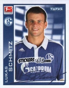 Sticker Lukas Schmitz - German Football Bundesliga 2010-2011 n. 371 - Topps