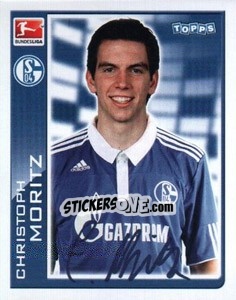 Sticker Christoph Moritz - German Football Bundesliga 2010-2011 n. 374 - Topps