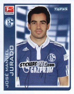 Sticker Jose Manuel Jurado - German Football Bundesliga 2010-2011 - Topps