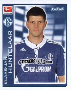 Sticker Klaas-Jan Huntelaar - German Football Bundesliga 2010-2011 n. 379 - Topps
