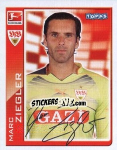 Cromo Marc Ziegler - German Football Bundesliga 2010-2011 - Topps